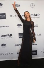 BEHATI PRINSLOO at 2014 AMFAR Gala in New York