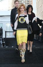 BELLA THORNE Arrives at The Lincoln Center in New York