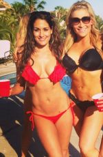 BELLA TWINS artying in Bikinis in Cabo San Lucas