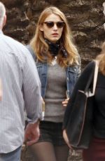 BLAKE LIVELY on the Set of Mississippi Grind in New Orleans