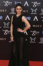 BLANCA SUAREZ at 2014 Goya Film Awards in Madrid