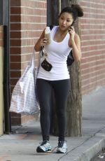 BRENDA SONG Heading to the Gym in Studio City