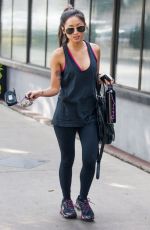 BRENDA SONG in Tights Leaves a Gym in Studio City
