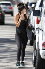 BRENDA SONG Leaves a Gym in Studio City