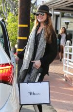 BROOKE SHIELDS Out Shoping at Fred Segal in West Hollywood