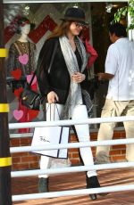 BROOKE SHIELDS Out Shoping at Fred Segal in West Hollywood