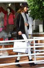 BROOKE SHIELDS Out Shoping at Fred Segal in West Hollywood