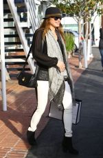 BROOKE SHIELDS Out Shoping at Fred Segal in West Hollywood