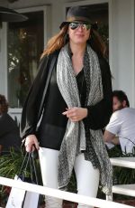 BROOKE SHIELDS Out Shoping at Fred Segal in West Hollywood
