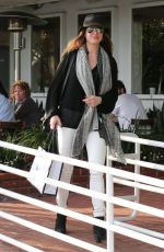 BROOKE SHIELDS Out Shoping at Fred Segal in West Hollywood