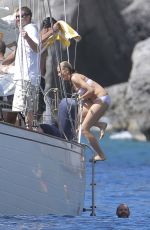 CAMERON DIAZ in Bikini at Vogue photoshoot in St.Barts