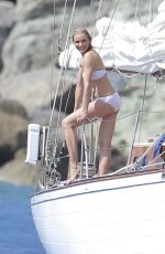 CAMERON DIAZ in Bikini at Vogue photoshoot in St.Barts