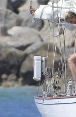 CAMERON DIAZ in Bikini at Vogue photoshoot in St.Barts
