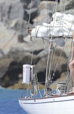 CAMERON DIAZ in Bikini at Vogue photoshoot in St.Barts