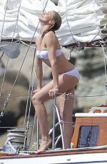 CAMERON DIAZ in Bikini at Vogue photoshoot in St.Barts