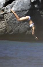 CAMERON DIAZ in Bikini at Vogue photoshoot in St.Barts
