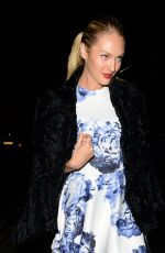 CANDICE SWANEPOEL Arrives at Bottletop Party at London Fashion Week