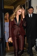 CARA DELEVINGNE Arrives at Harvey Weinstein Party in London