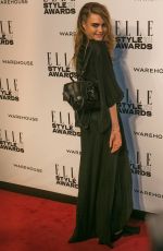 CARA DELEVINGNE at 2014 Elle Style Awards in London