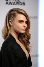 CARA DELEVINGNE at 2014 Elle Style Awards in London