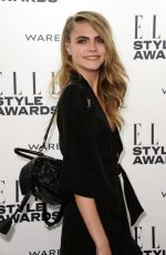 CARA DELEVINGNE at 2014 Elle Style Awards in London