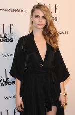 CARA DELEVINGNE at 2014 Elle Style Awards in London