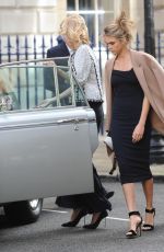 CARA DELEVINGNE at Her Sister Chloe Wedding in London