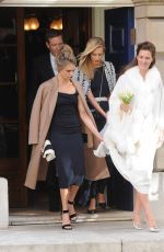 CARA DELEVINGNE at Her Sister Chloe Wedding in London
