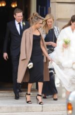 CARA DELEVINGNE at Her Sister Chloe Wedding in London