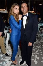 CARA DELEVINGNE at Mulberry Dinner to Celebrate Cara Delevingne Collection Launch