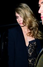 CARA DELEVINGNE Leaves La Perla Boutique Opening in London