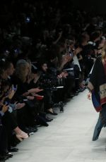 Cara Delevingne on Runways of Burberry Fall/Winter Fashion Show