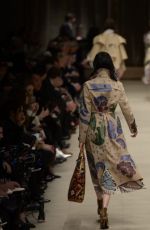 Cara Delevingne on Runways of Burberry Fall/Winter Fashion Show
