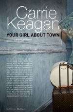 CARIE KEAGAN in Bello Magazine, February 2014 Issue