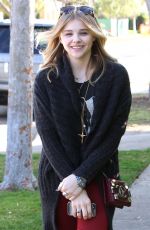 CHLOE MORETZ Out and About in Los Angeles
