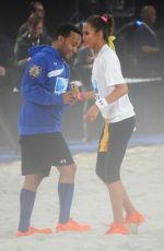 CHRISSY TEIGEN at DirecTV Celebrity Beach Bowl in New York