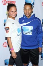 CHRISSY TEIGEN at DirecTV Celebrity Beach Bowl in New York