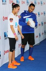 CHRISSY TEIGEN at DirecTV Celebrity Beach Bowl in New York