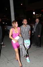 CHRISTINA MILIAN and Jas Prince at Boa Steakhouse in West Hollywood