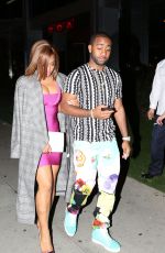 CHRISTINA MILIAN and Jas Prince at Boa Steakhouse in West Hollywood
