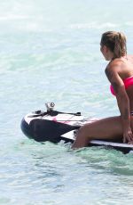 CLAUDIA ROMANI in Bikini at a Beach in Miami