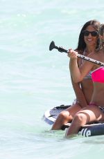 CLAUDIA ROMANI in Bikini at a Beach in Miami