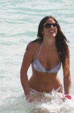 CLAUDIA ROMANI in Bikini at a Beach in Miami