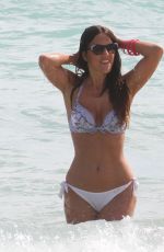 CLAUDIA ROMANI in Bikini at a Beach in Miami