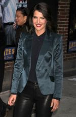 COBIE SMULDERS at The Late Show with David Letterman in New York