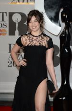 DAISY LOWE at 2014 Brit Awards in London