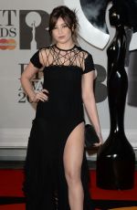 DAISY LOWE at 2014 Brit Awards in London