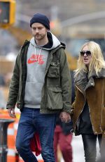 DAKOTA FANNING and Jamie Strachan Out and About in New York