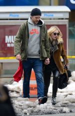 DAKOTA FANNING and Jamie Strachan Out and About in New York