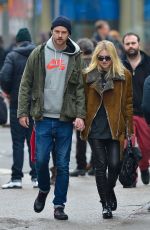 DAKOTA FANNING and Jamie Strachan Out and About in New York